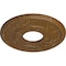 Ekena Millwork Bradford Medallion (Canopies up to 6 5/8"), 12 1/2"OD x 3 7/8"ID x 3/4"P, Smokey Topaz Crackle CM12BRSTC - alternate 4